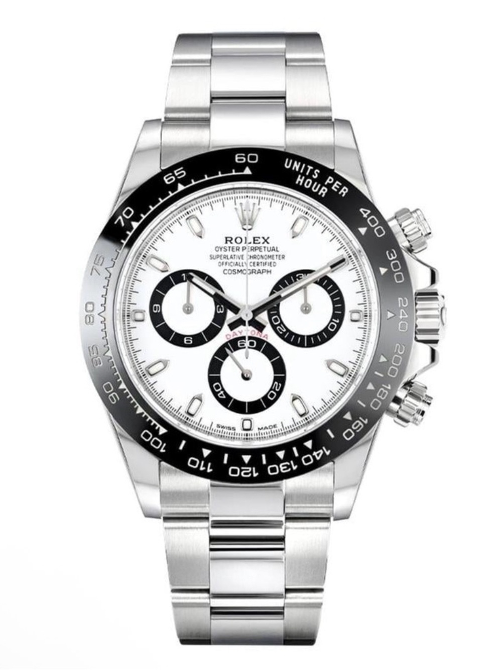 Rolex Daytona 116500LN Stainless Steel White Panda Dial